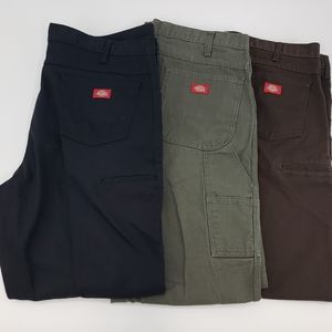Dickies work pants 40x32 lot of 3 Carpenter